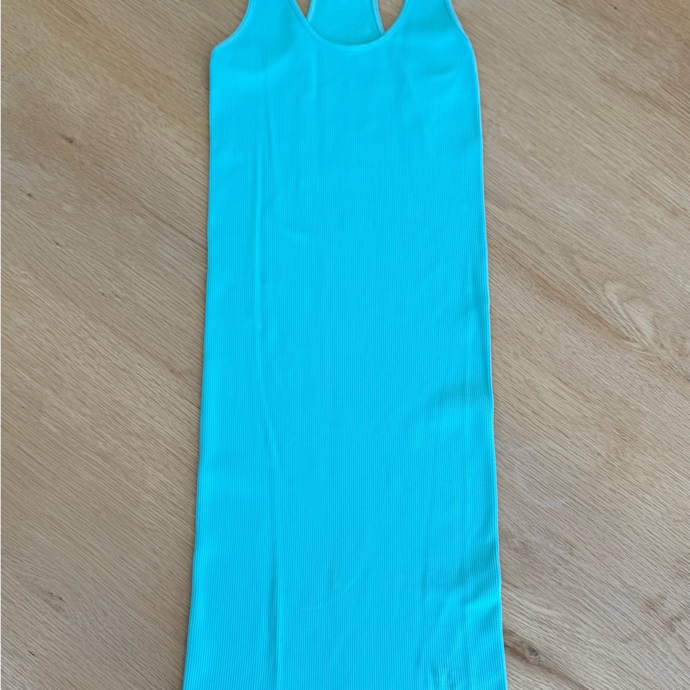 Guess by Marciano Sleeveless Turquoise Maxi Dress